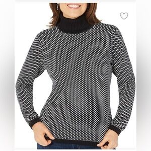 NWT Petite (size 2) Karen Scott Cotton Turtleneck